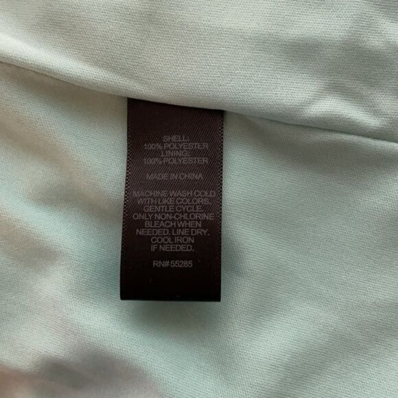 EXPRESS PORTOFINO SHIRTDRESS Mint Green Work Wear Casual Womens Size S - Picture 6 of 6